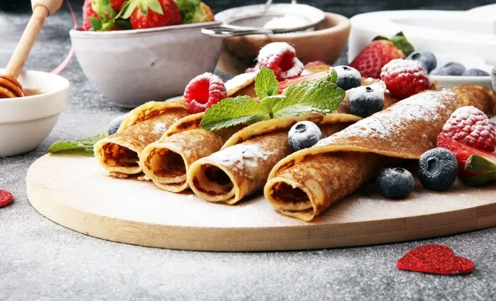 Palačinky s borůvkami recept