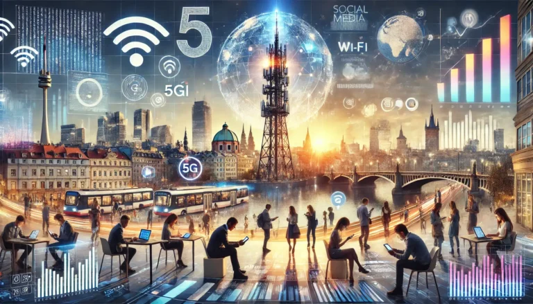 Statistiky návštěvnosti internetu a mobilů v ČR 2024 📊