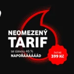Vodafone Black Friday AKCE: Neomezený tarif již od 399 Kč 💣