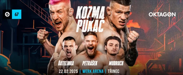 OKTAGON 67: MMA jízda v Třinci + získejte bonus na sázení 🥊