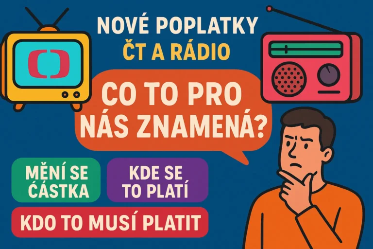 Poplatky za televizi a rozhlas 2025: Pravidla, kdo a kolik?