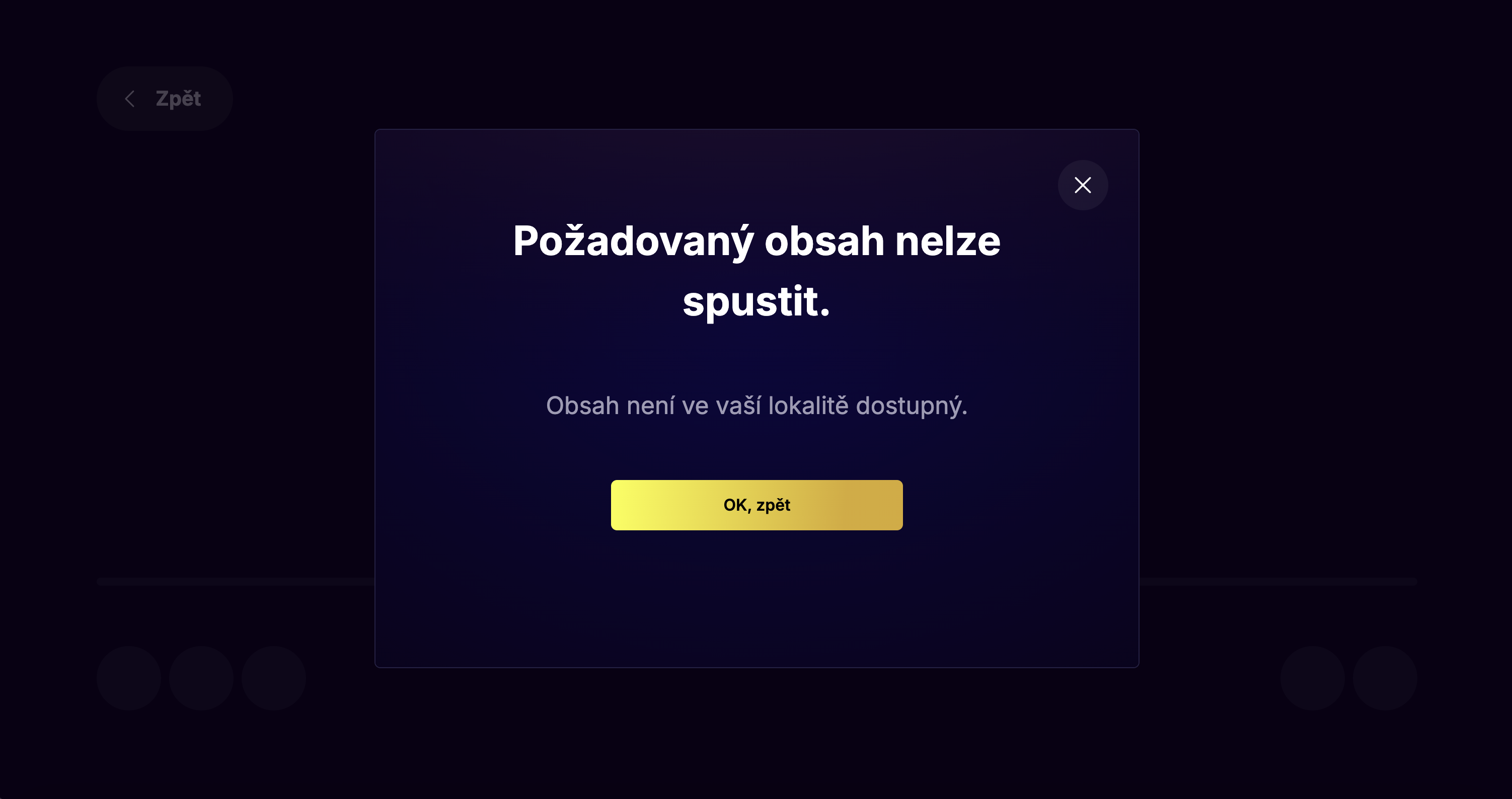 Blokované OnePlay | Venclíkovi.cz