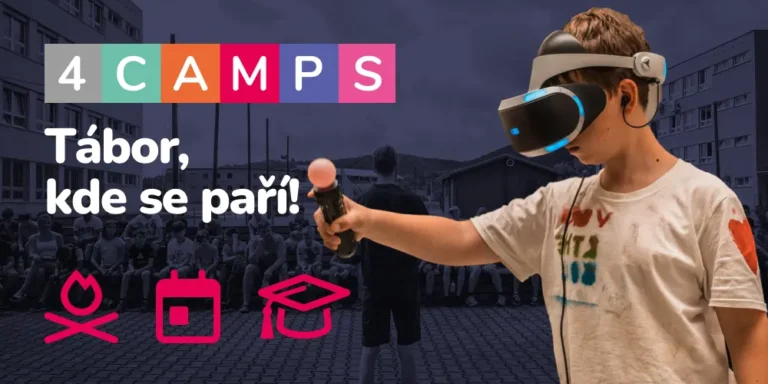 4CAMPS: Tábor pro děti, co smaží Fortnite, Roblox, Minecraft