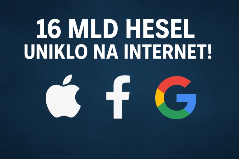 Uniklo 16 miliard hesel! Pokud máte Google, Apple i Facebook – jednejte hned!