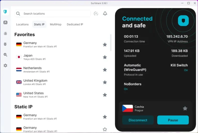 Surfshark na Windows: Instalace, testy na PC, moje zkušenost