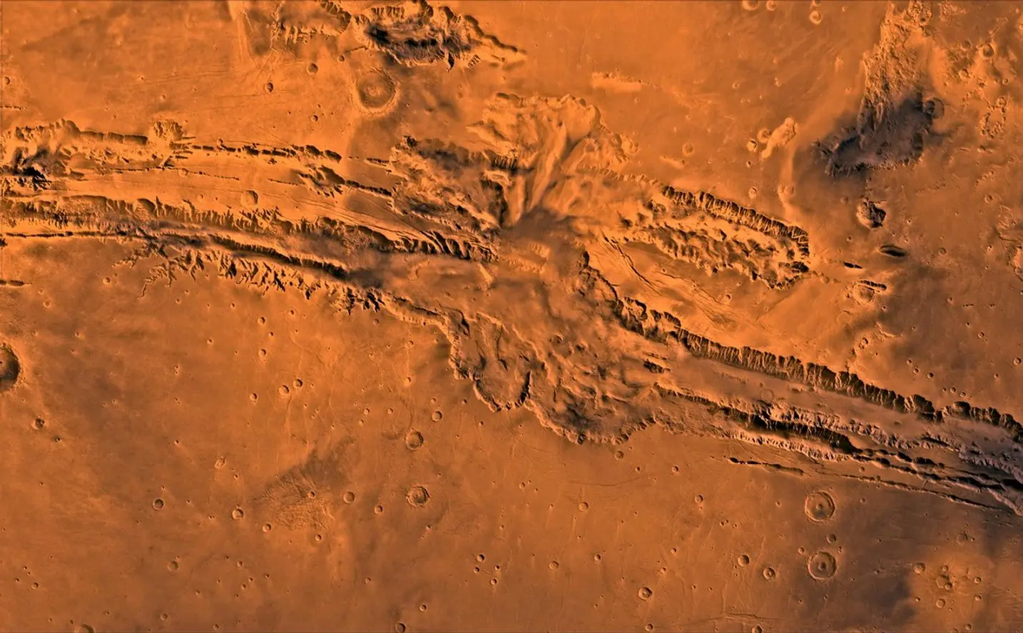 Valles Marineris na Marsu | Venclíkovi.cz