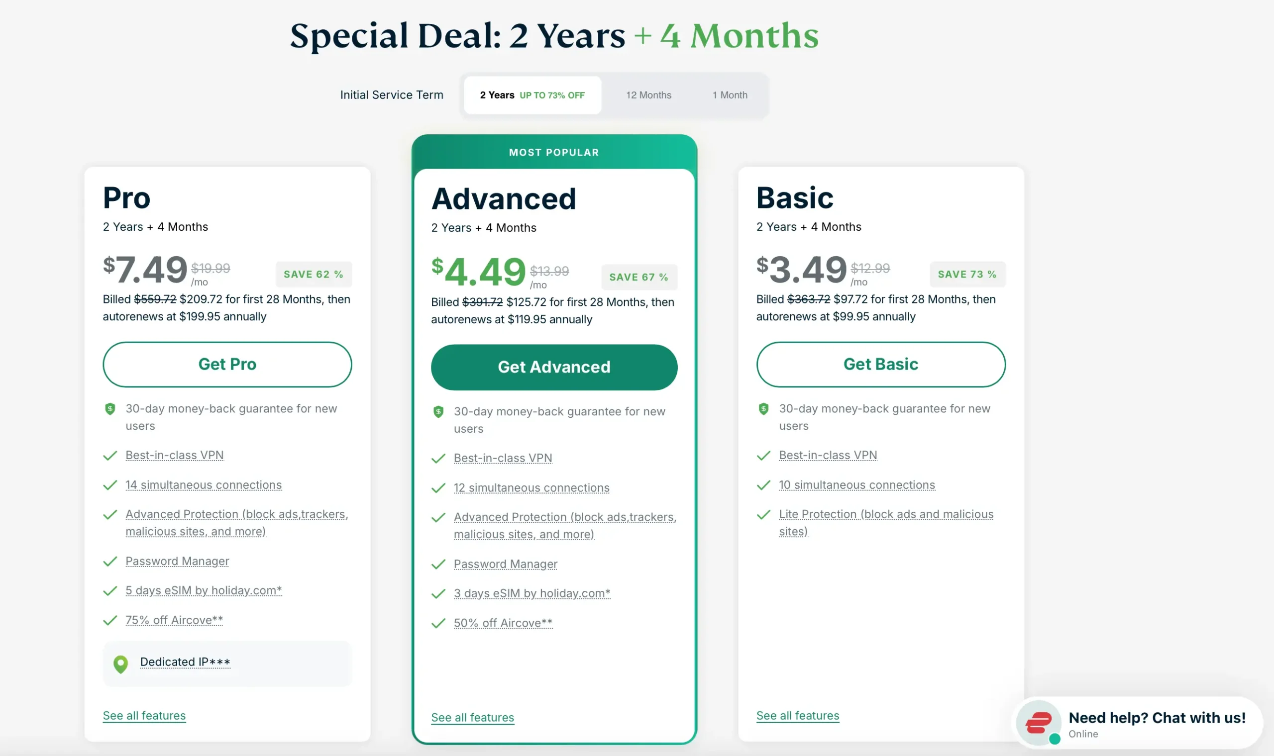 Ceník ExpressVPN Black Friday 2025 s plány Basic Advanced Pro a 4 měsíci zdarma