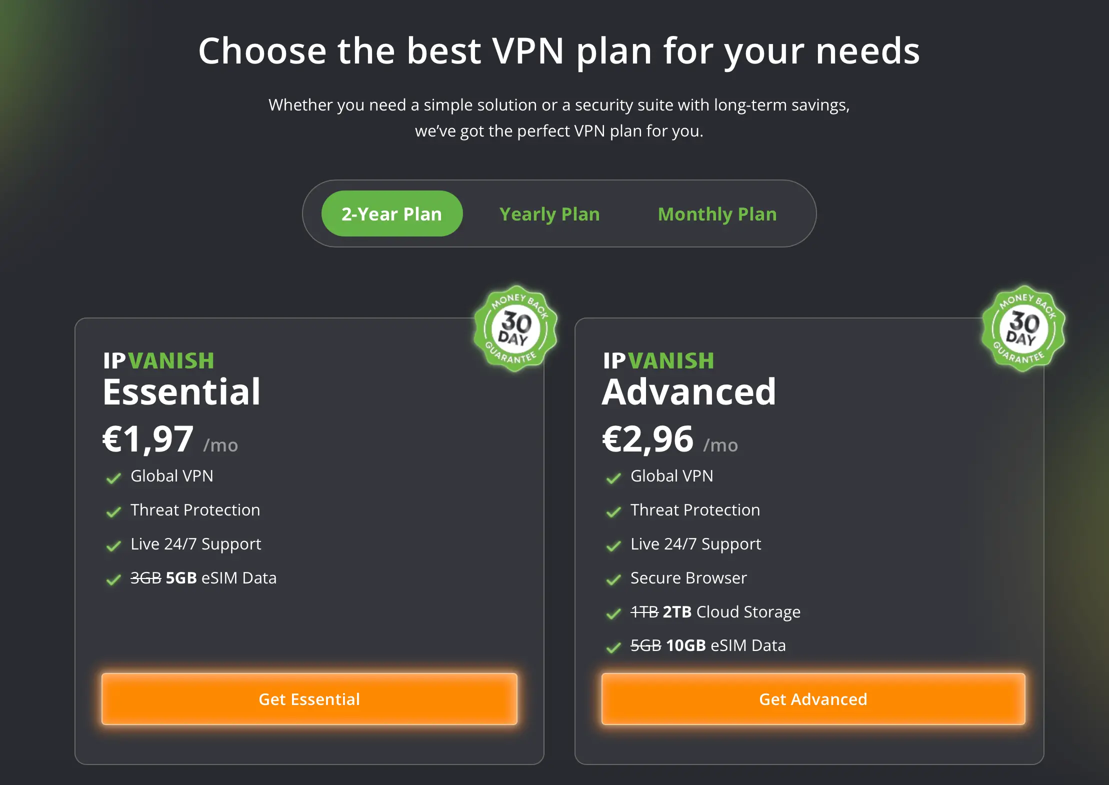 Ceník IPVanish Black Friday 2025 – Essential a Advanced plány s až 83% slevou