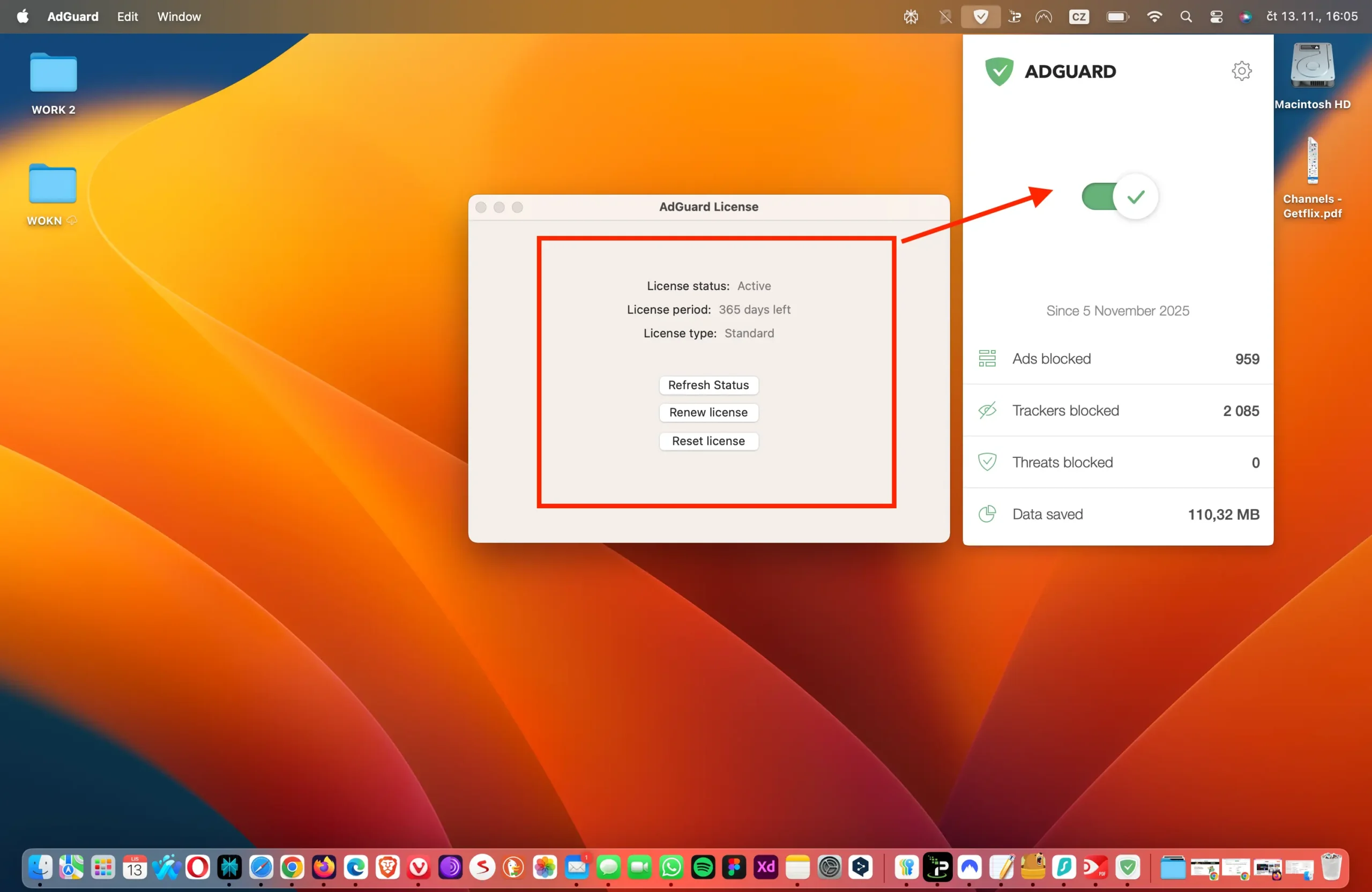 Moje licence na AdGuard | Venclíkovi.cz