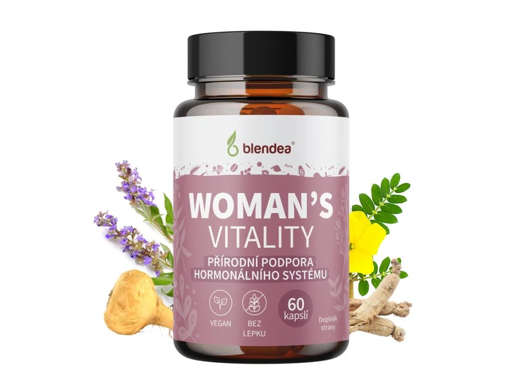 Blendea Woman’s Vitality, přírodní podpora ženského hormonálního systému