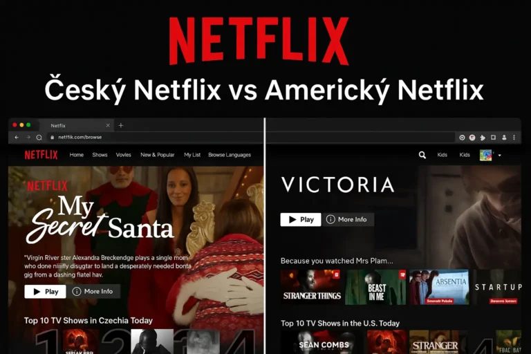 Největší katalog Netflixu není v USA, ale u nás v ČR a SK