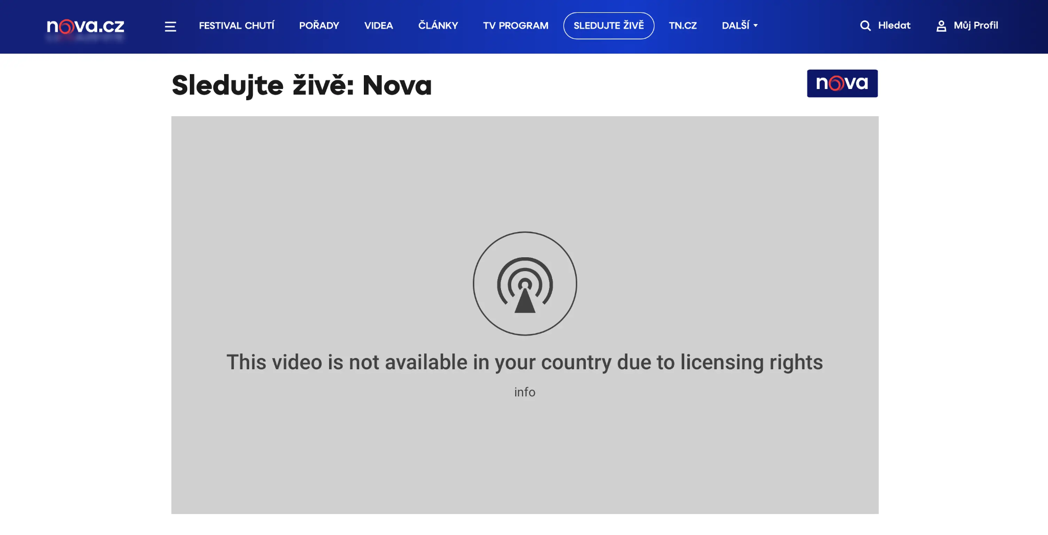 01_geo-blokace TV Nova v zahraničí | Venclíkovi.cz
