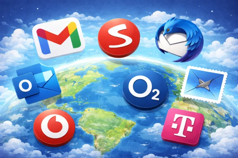 Co dělat, když vám nefunguje email v zahraničí? (Návod)