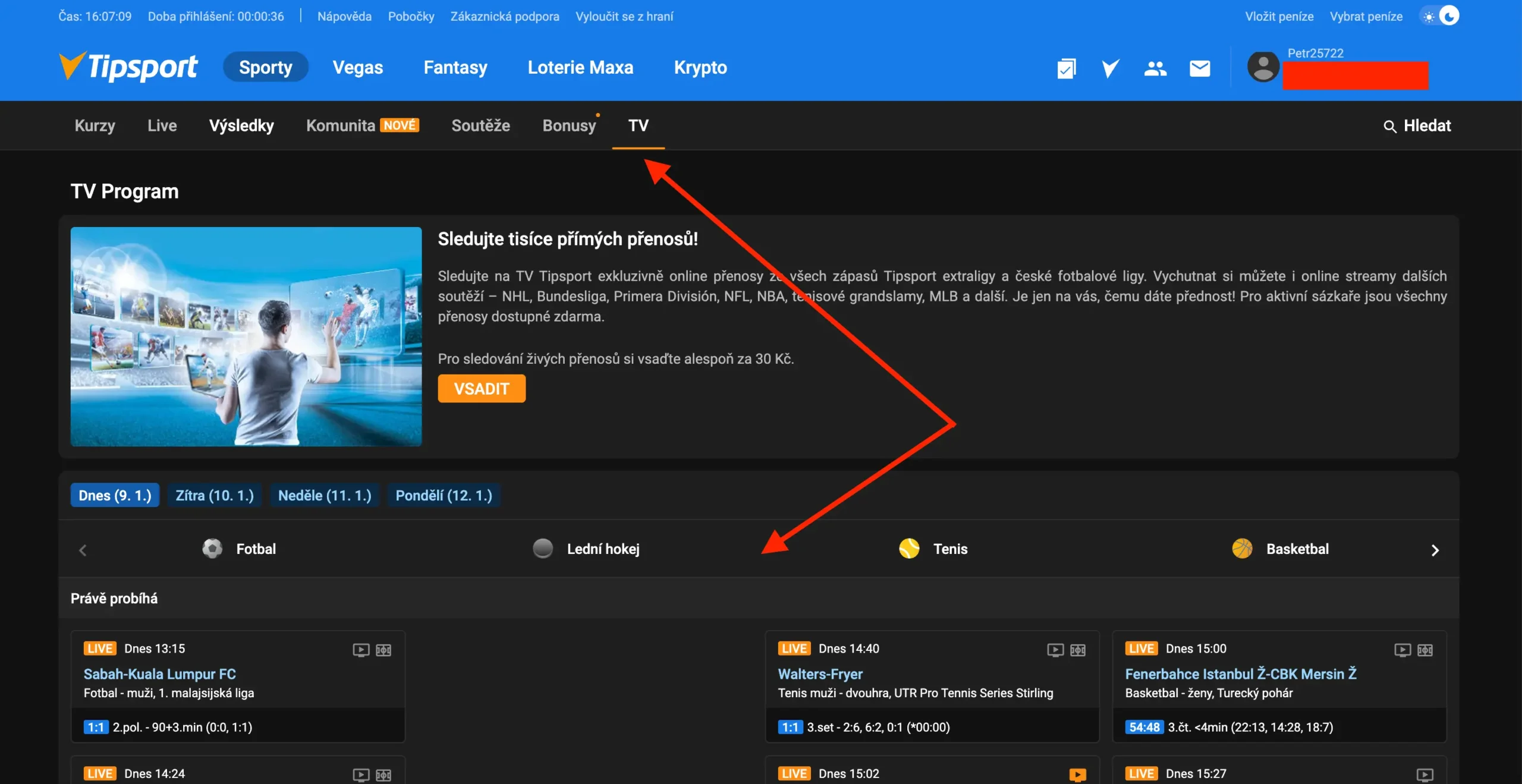 Kde a jak sledovat TipSport TV živě live | Venclíkovi.cz TV program Tipsport TV