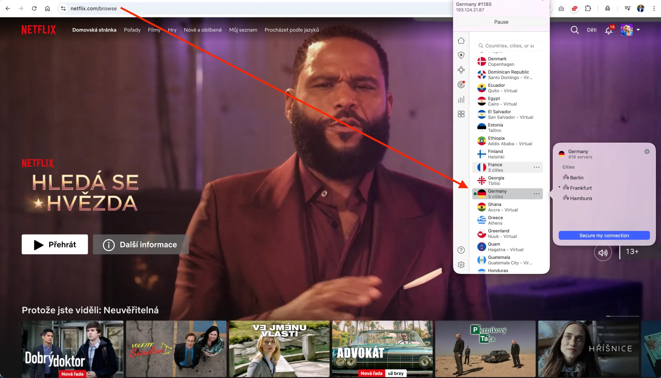 Netflix CZ knihovna + odblokovana DE knihovna | Venclíkovi.cz