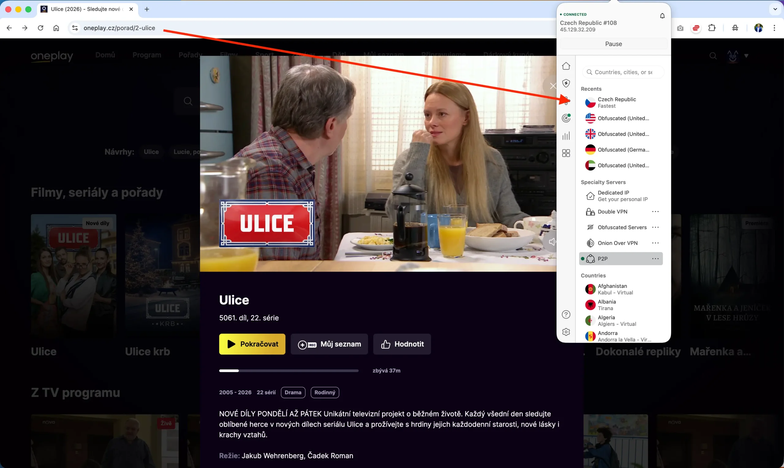 Serial Ulice spusteny pomoci OnePlay s NordVPN | Venclíkovi.cz Sledování seriálu Ulice na OnePlay díky připojení k českému serveru přes NordVPN