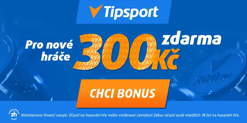 Tipsport bonus 300 Kč 6 | Venclíkovi.cz