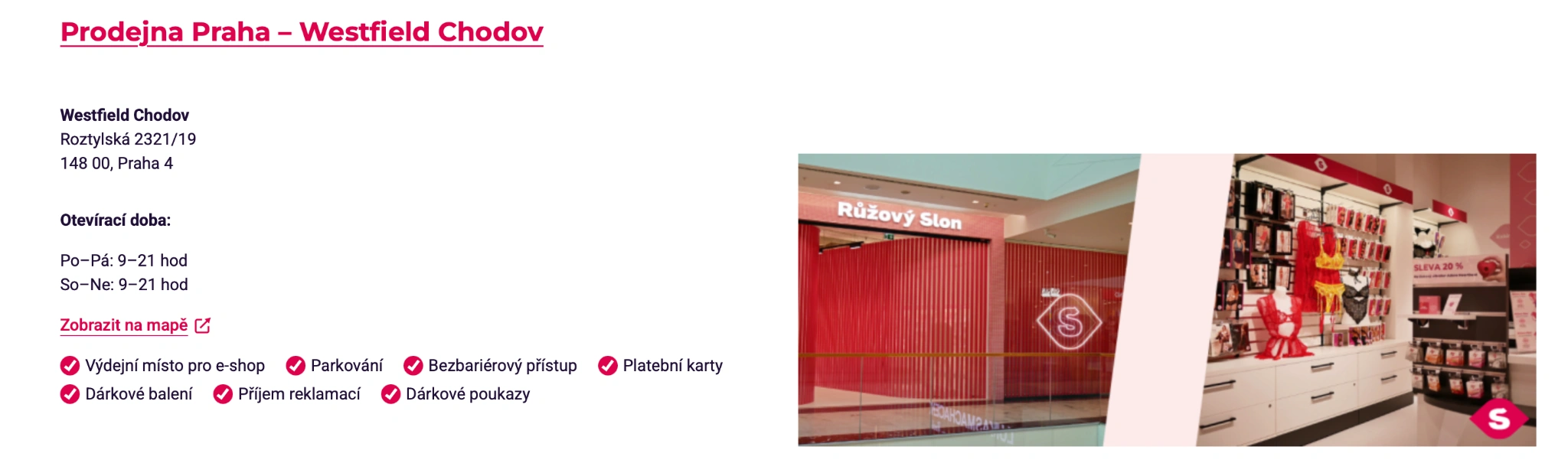 ruzovy-slon-praha-westfield-chodov | Venclíkovi.cz