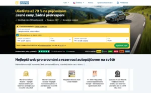 Půjčení auta na dovolené. Srovnání 5 rezervačních portálů a naše zkušenost