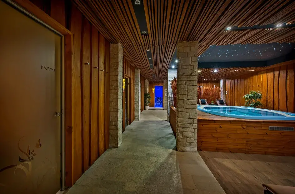 Wellness vířivka v Apartmánech Via Jasná, ideální místo na relax po túře nebo lyžování v Nízkých Tatrách