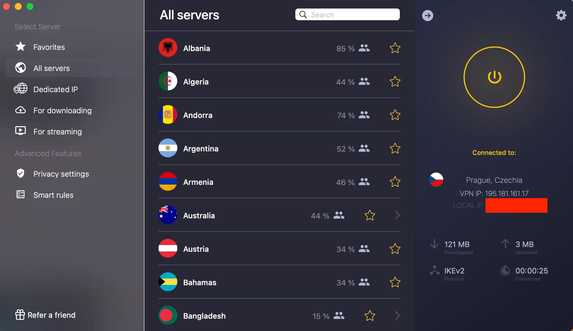 CyberGhost VPN na mém Macbook Pro | Venclíkovi.cz CyberGhost VPN