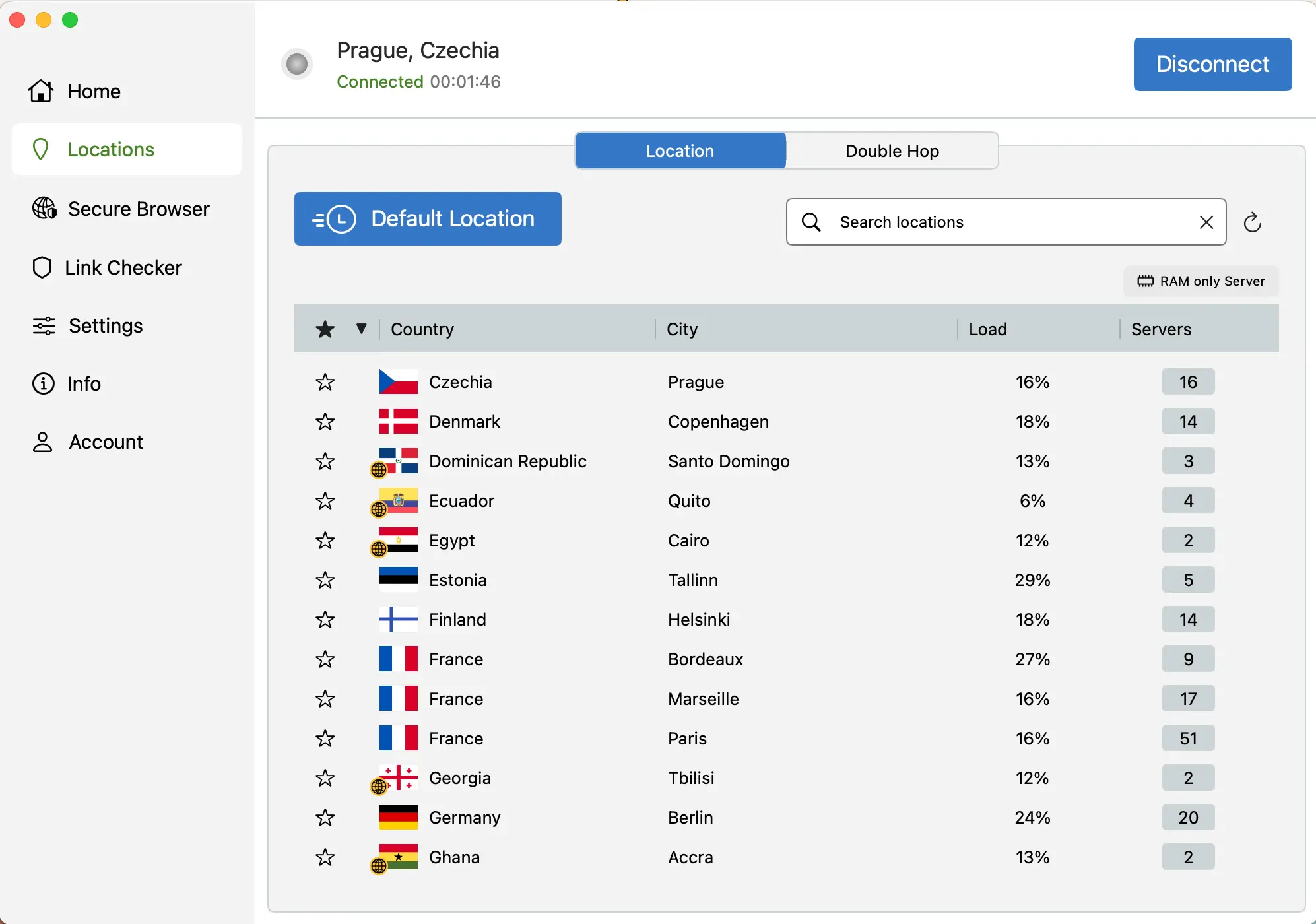 ipvanish-servery-svet | Venclíkovi.cz Nabídka serverů po světě v aplikaci IPVanish